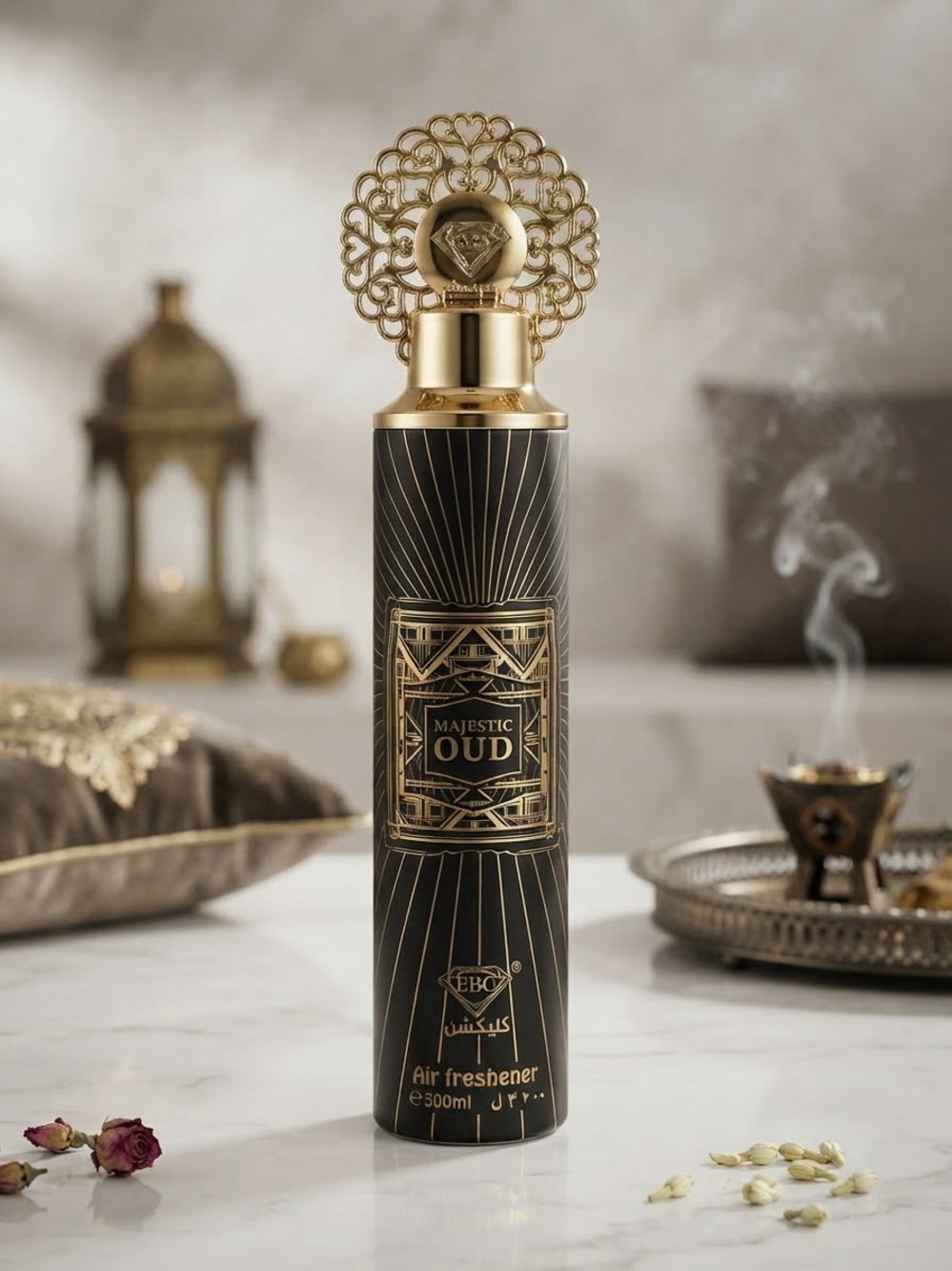 Majestic Oud Gold & Black Air Freshener by